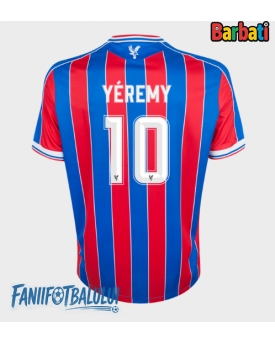 Crystal Palace Yeremy Pino #10 Tricou Fotbal Replică 2025-26 Barbati Acasa